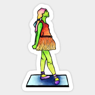 The Groovy Fourteen-Year-Old Dancer Sticker